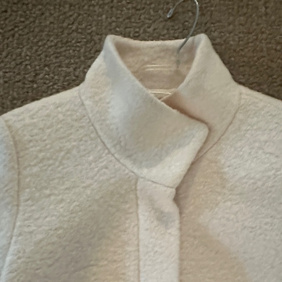 LOFT Cream Women's Boucle Car Coat - Picture 3 of 8